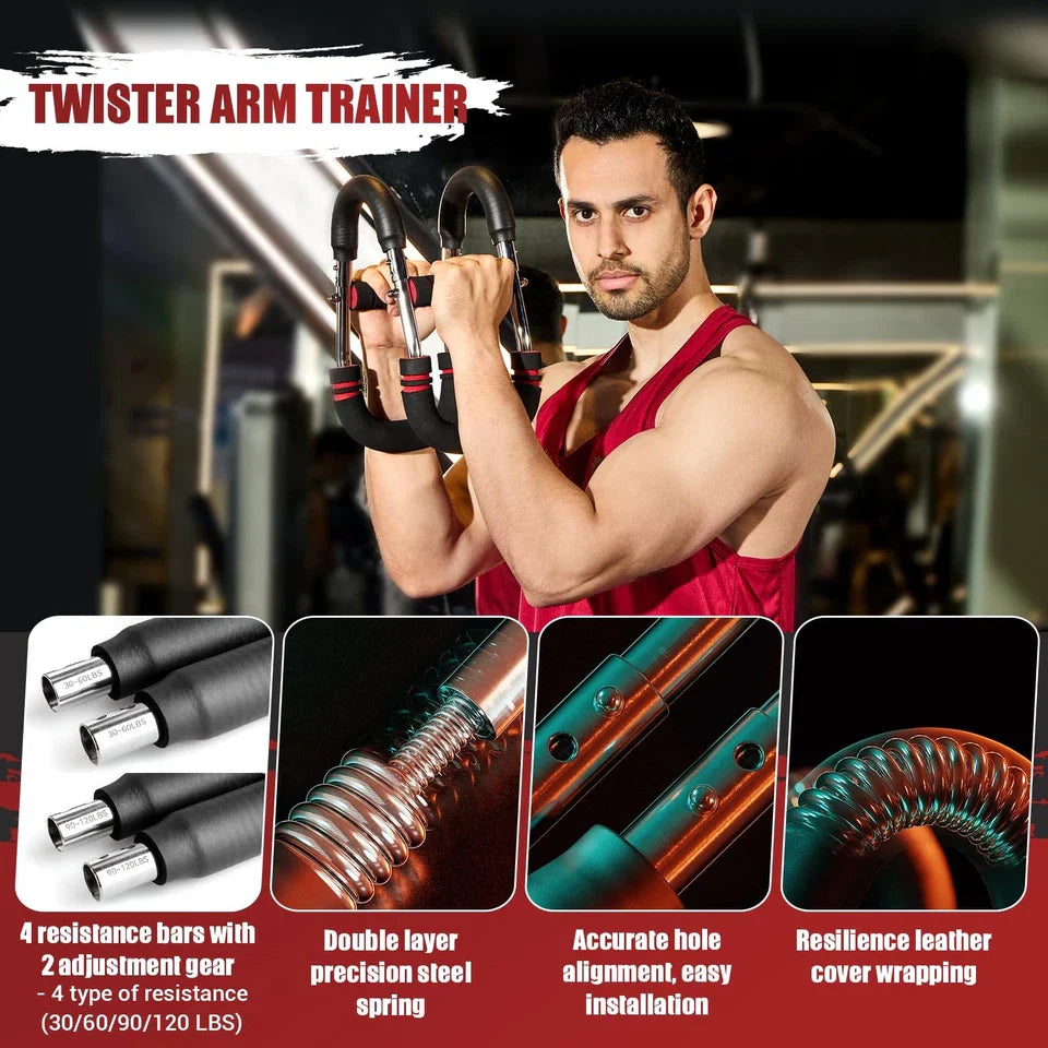Upper Body Chest Exerciser 30 60 90 120 Lb For Men At Home Workout Equipment New